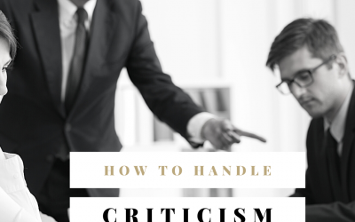 How to handle criticism